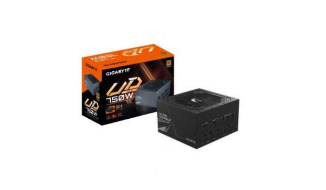 Gigabyte Power Supply||750 Watts|Efficiency 80 PLUS GOLD|PFC Active|MTBF 100000 hours|GP-UD750GMPG5