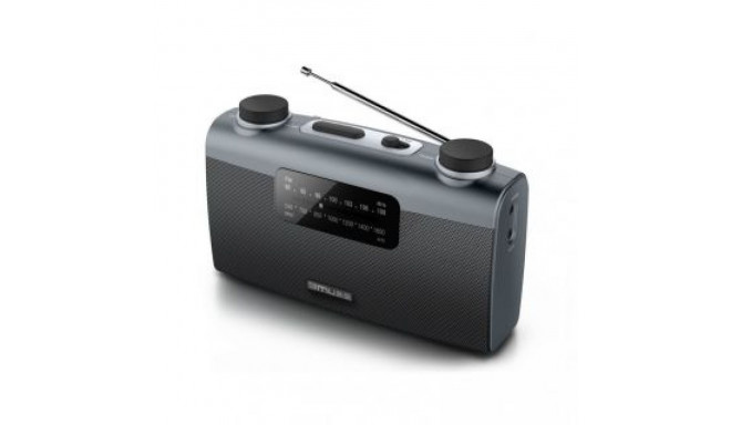 Muse Portable radio M-058R Black, AUX in