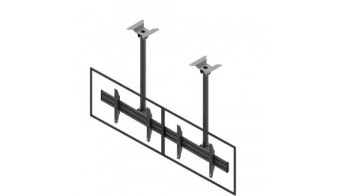 EDBAK Menu Board Ceiling Mount for Two Screens Ceiling mount, MBV2155-L, 50-57 ", Maximum weight (ca