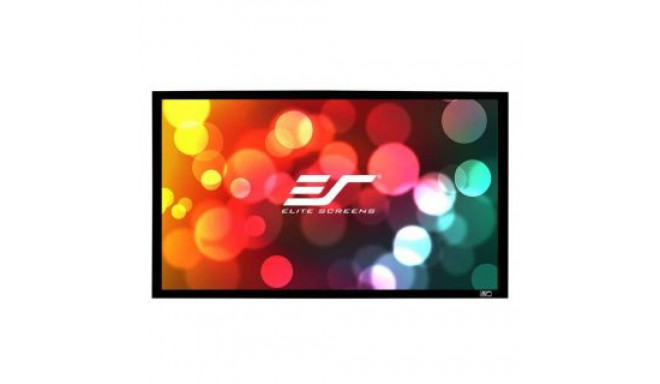 Elite Screens SableFrame Series ER110WH1 Diagonal 110 ", 16:9, Viewable screen width (W) 244 cm, Bla