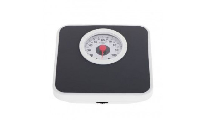 Adler Mechanical Bathroom Scale AD 8178 Maximum weight (capacity) 120 kg, Accuracy 1000 g, Black