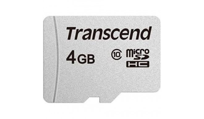 Transcend MEMORY MICRO SDHC 4GB/CLASS10 TS4GUSD300S