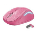 Trust MOUSE USB OPTICAL WRL YVI FX/PINK 22336