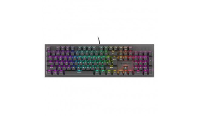 Genesis THOR 303, Mechanical Gaming Keyboard, RGB LED light, US, Black, Wired, USB Type-A