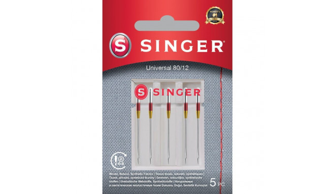 Singer Universal Needle 80/12 5PK for Woven Fabrics