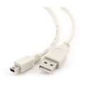 Cablexpert CC-USB2-AM5P-3 USB A, Mini-USB B, 0.9 m, White