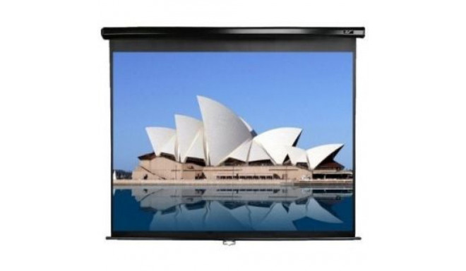 Elite Screens Manual Series M113UWS1 Diagonal 113 ", 1:1, Viewable screen width (W) 203 cm, Black