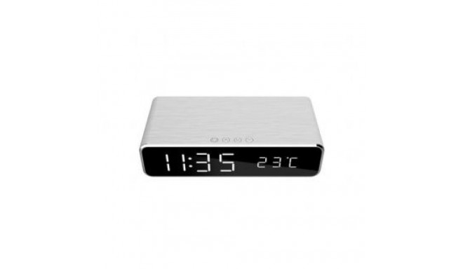 Gembird MOBILE CHARGER WRL W/DIG ALARM/CLOCK DAC-WPC-01-S