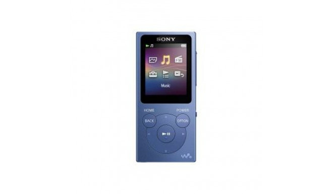 Sony Walkman NW-E394L MP3 Player with FM radio, 8GB, Blue