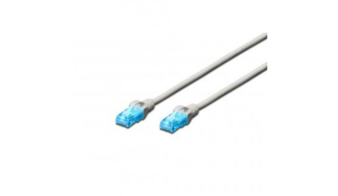 Digitus Patch cord CAT 5e U-UTP PVC AWG 26/7, 10 m, Grey