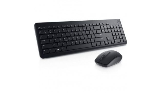 Dell Keyboard and Mouse KM3322W Keyboard and Mouse Set, Wireless, Batteries included, LT, Black