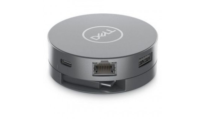 Dell 6-in-1 USB-C Multiport Adapter DA305 0.12 m, Grey, USB Type-C