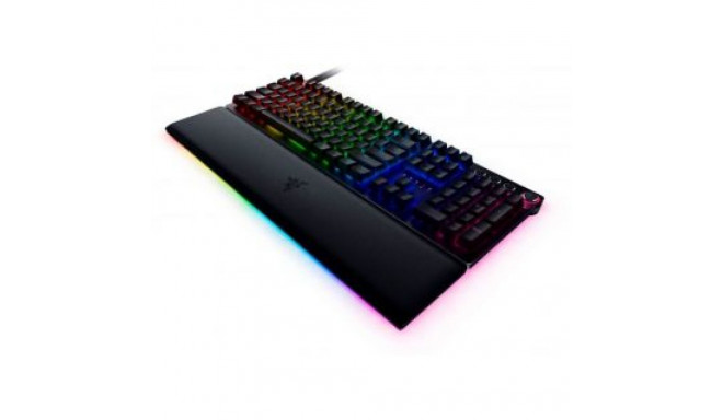 Razer Huntsman V2 Optical Gaming Keyboard Gaming keyboard, RGB LED light, US, Wired, Black, Clicky P