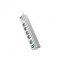 APC Essential 5-Outlet Surge Protector Power Strip 1.8m White (PM5T-FR)