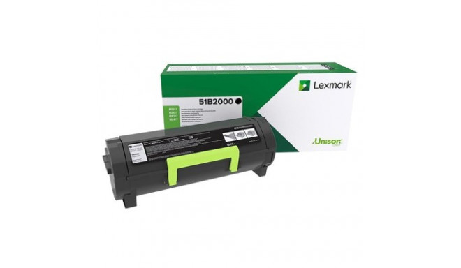 Lexmark 51B2000 originaal must toonerkassett