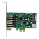 StarTech.com 7-Port PCI Express USB 3.0 Card - Standard and Low-Profile Design