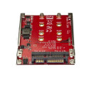 StarTech.com Dual-Slot M.2 Drive to SATA Adapter for 2.5" Drive Bay - RAID