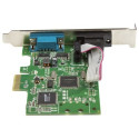 StarTech.com 2-Port PCI Express Serial Card with 16C1050 UART - RS232