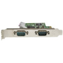 StarTech.com 2-Port PCI Express Serial Card with 16C1050 UART - RS232