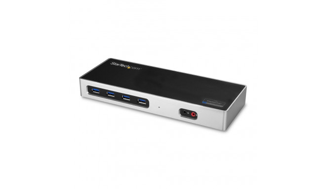 StarTech.com USB-C & USB-A Dock - Dual Monitor 4K 60Hz Dock DisplayPort + HDMI - Hybrid USB 3.0 Dock