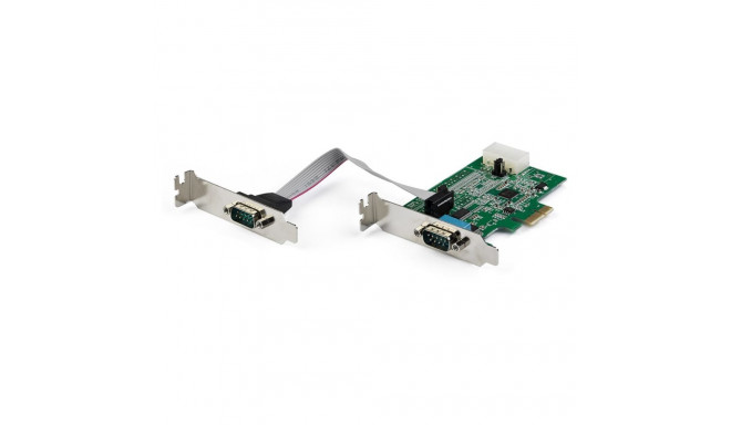 StarTech.com 2-port PCI Express RS232 Serial Adapter Card - PCIe RS232 Serial Host Controller Card -