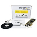 StarTech.com kahe pordiga PCI Express Gigabit Ethernet PCIe võrgukaardi adapter - PoE/PSE