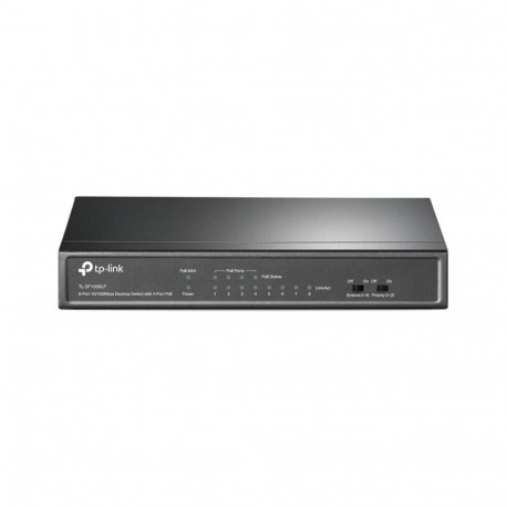 TP-Link TL-SF1008LP network switch Unmanaged Fast Ethernet (10/100) Power over Ethernet (PoE) Black