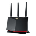 ASUS AX5700 RT-AX86U PRO traadita ruuter Gigabit Ethernet Kaksikside (2.4 GHz / 5 GHz) 4G Must, Puna