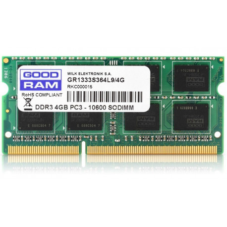 Goodram 4GB DDR3 PC3-12800 mälumoodul 1600 MHz