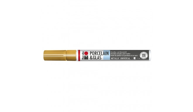 Marker portselanile ja klaasile 1-2mm 084 gold