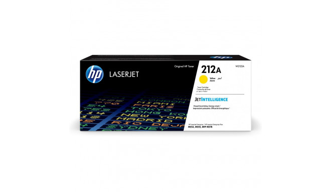 Tooner HP W2122A 212A Yellow/kollane 4500lk Color LaserJet Enterprise M554dn, M555dn/x, MFP M578dn/f