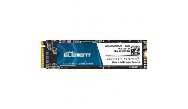 "M.2 256GB Mushkin Element NVMe PCIe3.0 x 4"