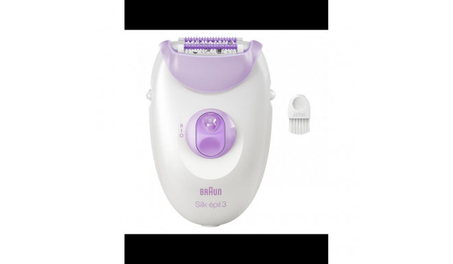 Braun Epilator | SE3-000 Silk pil 3 | Number of power levels 2 | White/Purple