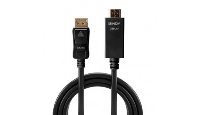 LINDY CABLE DISPLAY PORT TO HDMI 1M/36921