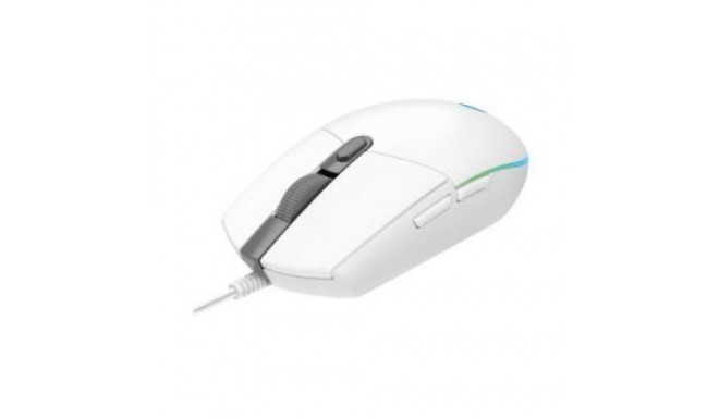 Logilink Logitech G203 Lightsync Gaming Mouse USB white (910-005797)