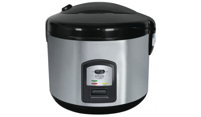 Adler AD 6406 Rice cooker AD 6406 1,5 L, Black, Stainless steel, Lid included