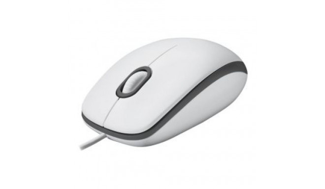 Logitech Mouse M100, White