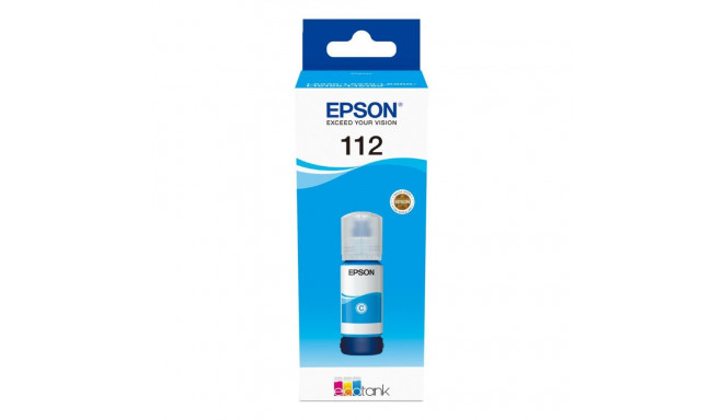 EPSON 112 EcoTank Pigment C13T06C24A Ink Bottle, Cyan