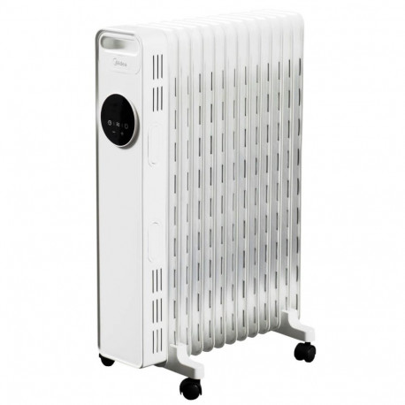 Midea NY2513-22MR õliradiaator 2500 W 3 võimsustaset kuni 35 m² ruumidele valge