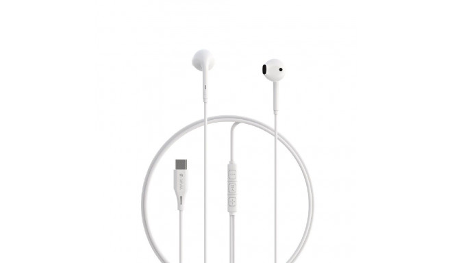 Devia wired earphones Kintone A3 Digital USB-C white