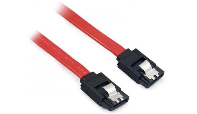 Lanberg cable SATA III 30cm, red