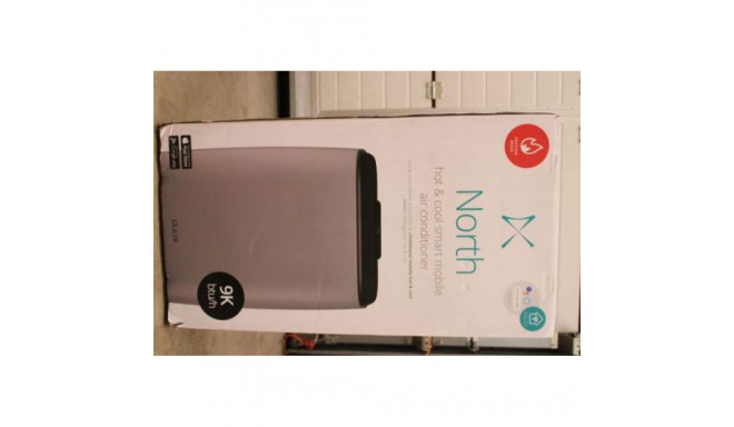 Duux SALE OUT. North Smart Mobile Airconditioner 9.000 BTU Extreme Silent, Light Gray/Black | Smart 