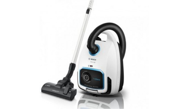 Bosch Vacuum cleaner ProSilence BGB6SIL1 Bagged, Power 700 W, Dust capacity 4 L, White, Made in Germ