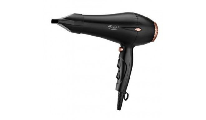 Adler Hair Dryer AD 2244 2000 W, Number of temperature settings 3, Ionic function, Diffuser nozzle, 