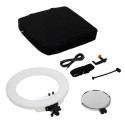 Caruba Round Vlogger 18 inch LED Set PRO met Tas Wit