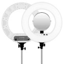 Caruba Round Vlogger 18 inch LED Set PRO met Tas Wit