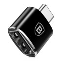 Baseus USB uz USB Type-C 2.4A adapteris (melns)