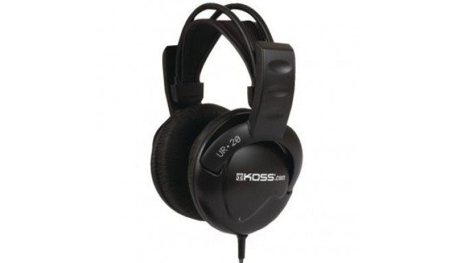 Koss Headphones DJ Style UR20 Wired, On-Ear, 3.5 mm, Noise canceling, Black