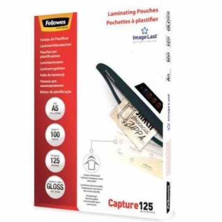 Fellowes LAMINATOR POUCH IMAGELAST/A5 125 100PCS 5307302