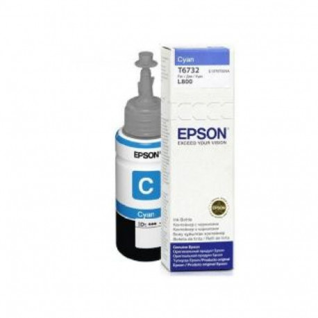 EPSON T6732 Ink bottle 70ml Ink Cartridge, Cyan